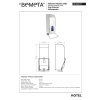 Bemeta Dozownik mydła 1100 ml 101409171