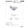 Bemeta ALFA Szklana mydelniczka 102408023