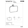 Bemeta ALFA Wieszak na ręcznik koło 102502062