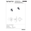 Bemeta OMEGA uchwyt na półkę bez szyby 6mm (para) 104102112-6mm