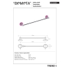 Bemeta TREND-I Wieszak na ręczniki 450 mm różowy 104104028f
