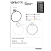 Bemeta TREND-I Wieszak na ręcznik koło 104104068g