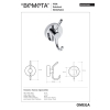 Bemeta OMEGA Wieszak na ubranie 104105242