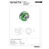 Bemeta TREND-I Wieszak pojedynczy zielony 104106028a