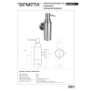 Bemeta NEO Dozownik mydła 150 ml 104109015