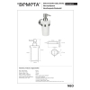 Bemeta NEO Dozownik mydła 230 ml 104109016