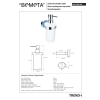 Bemeta TREND-I Dozownik mydła 230 ml jasnoniebieski 104109018d