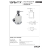 Bemeta OMEGA Dozownik mydła 200 ml 104109102