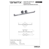 Bemeta OMEGA podwójny uchwyt na papier toaletowy 104201072