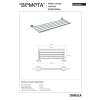 Bemeta OMEGA Wieszak na ręczniki 104205082$K