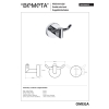 Bemeta OMEGA Wieszak podwójny 104206032