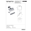 Bemeta OMEGA uchwyt na papier toaletowy z klapką 104212012