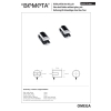 Bemeta OMEGA uchwyt na półkę bez szyby 8mm (para) 104502112-8mm