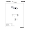 Bemeta OMEGA Wieszak 55 mm 104506082