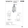 Bemeta VIA Dozownik mydła 250 ml 135009042