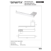 Bemeta VIA uchwyt na papier toaletowy lewy 135012022L