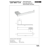 Bemeta VIA Uchwyt na papier toaletowy 135012022