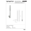 Bemeta VIA Uchwyt na papier toaletowy zapasowy 135012032