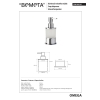 Bemeta OMEGA Dozownik mydła w płynie 200 ml stojący 138109161