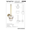 Bemeta RETRO bronze szczotka wc 144113017