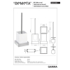 Bemeta GAMMA wisząca szczotka do wc biała 145513092