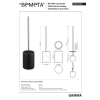 Bemeta GAMMA Szczotka do WC stojąca okrągła czarna 145613320