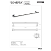 Bemeta TASI Wieszak na ręcznik 600 mm 154104042$K