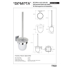 Bemeta TASI Szczotka wc szklana 154113012