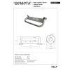 Bemeta HELP Uchwyt z półką 500 mm stal nierdzewna połysk 301100571$K