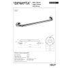 Bemeta HELP Uchwyt 1500 mm połysk 301101501$K