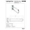Bemeta HELP Uchwyt w kształcie litery U 600 mm stal nierdzewna 301102051$K