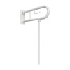 Bemeta HELP Składany uchwyt w kształcie litery U z nogą podtrzymującą 750mm biały z uchwytem TP 301406304N$K