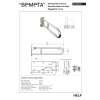 Bemeta HELP Uchwyt składany w kształcie litery U 850 mm stal nierdzewna 301606321