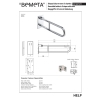 Bemeta HELP Uchwyt składany w kształcie litery U 600 mm stal nierdzewna z pokrywą 301607271$K
