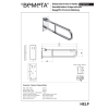 Bemeta HELP Uchwyt składany w kształcie litery U 850 mm stal nierdzewna z pokrywą 301607321$K