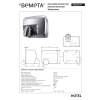 Bemeta Automatyczna suszarka do rąk 2300W stal nierdzewna błyszcząca 924224141
