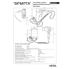 Bemeta suszarka do włosów do montażu naściennego 1400W 945233054