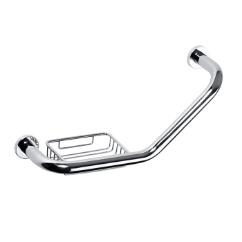 Bemeta OMEGA Uchwyt kątowy z mydelniczką 102307032