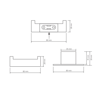 Bemeta Nero Wieszaczek podwójny czarny 135006030