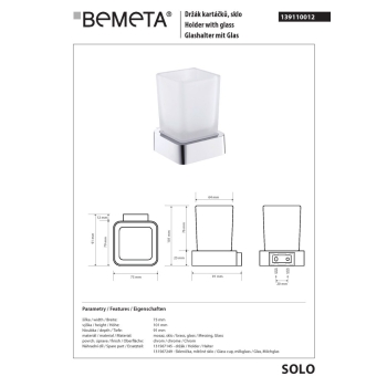 Bemeta SOLO kubek 139110012