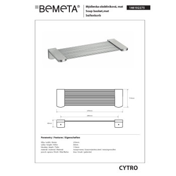 Bemeta NEO mydelniczka 146102275