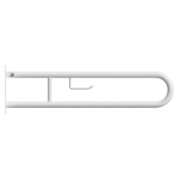 Bemeta HELP Składany uchwyt w kształcie litery U z uchwytem do TP 900 mm biały 301102294$K