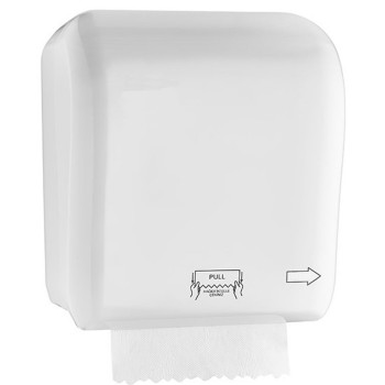 deClean Podajnik do Ręczników w Roli AutoCut Kolor Biały HS097