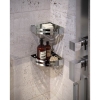 Gedy SMART półka narożna do kabiny prysznicowej 210x45x210mm stal nierdzewna polerowana 2479