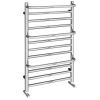 Sapho MANISA grzejnik łazienkowy 500x800 z trzema wieszakami na ręczniki chrom IZ110