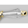 Sapho KIRKE CRYSTAL bateria umywalkowa uchwyt kryształ złoto KI02KZ