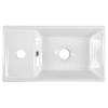 Aqualine Umywalka ceramiczna 40x22x8cm DD4022