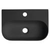 Sapho NERISSA umywalka ceramiczna 415x125x285 cm czarny mat AR265B