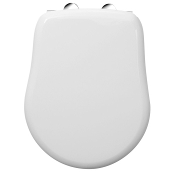 Kerasan RETRO deska WC biała/chrom 109001