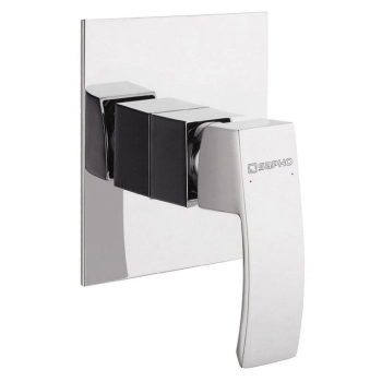 Sapho GINKO bateria prysznicowa podtynkowa  1 wyjście chrom 1101-41